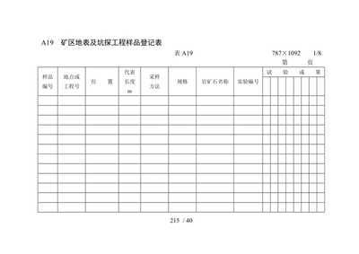 1-09固体矿产勘查原始地质编录规定a